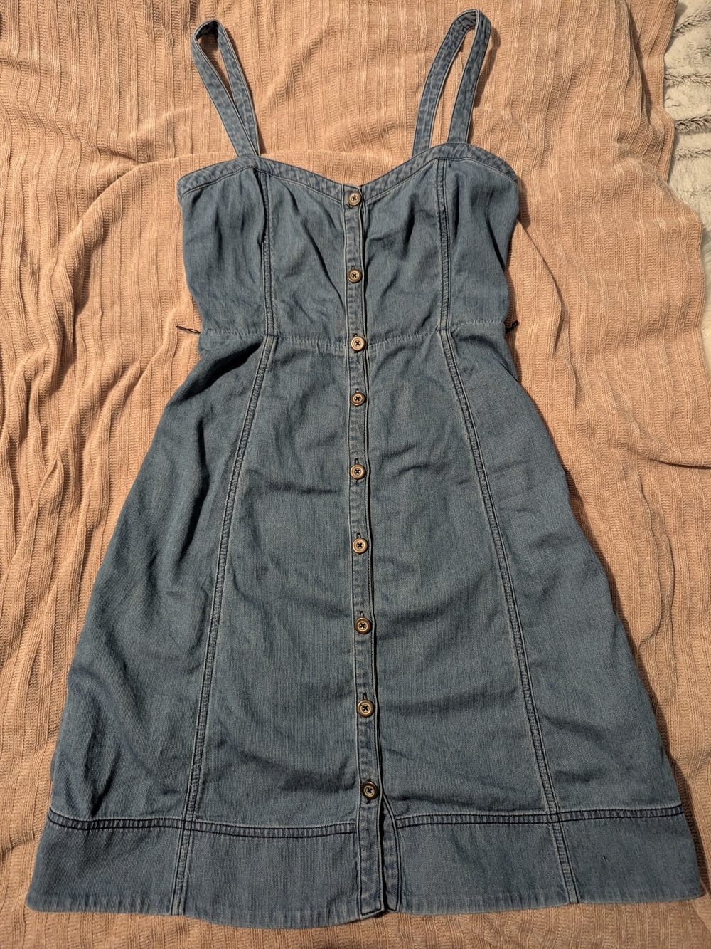 Pilcro Anthropologie Denim Chambray Dress